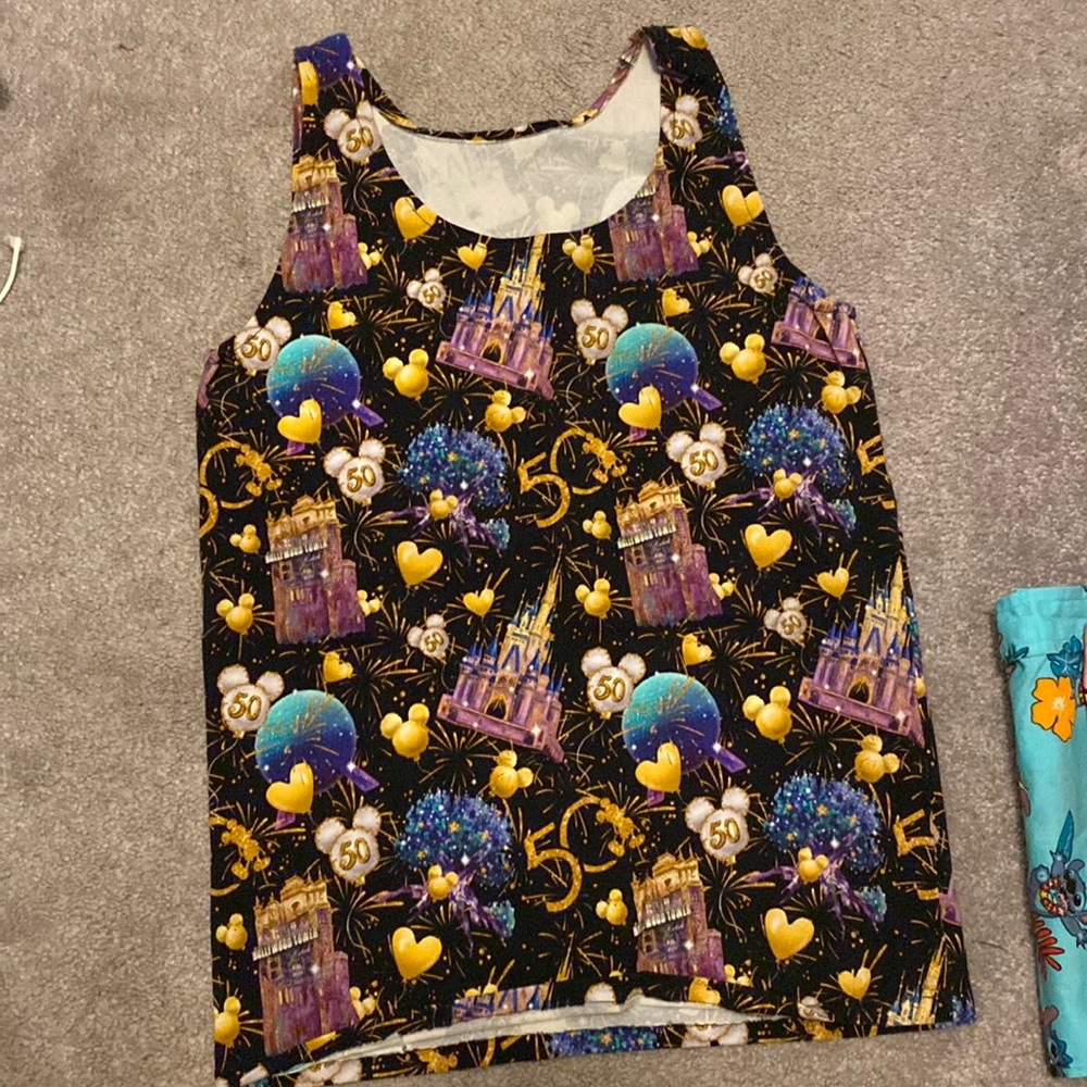 Girls Disney 50th Anniversary Tank Top